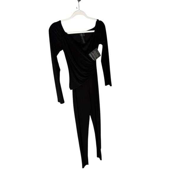 Norma Kamali Off Shoulder Sweetheart Catsuit Footie Evening Party Statement S - Picture 4 of 12
